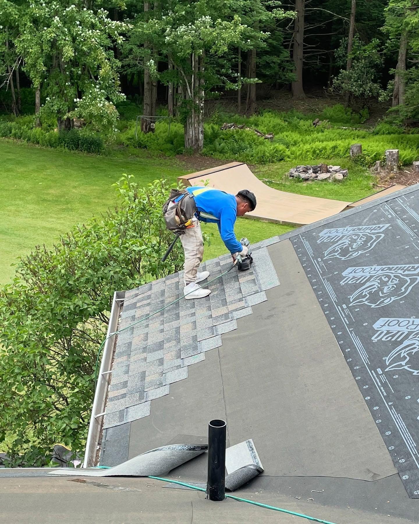 Rail Roofing Group team at work in Washington County PA